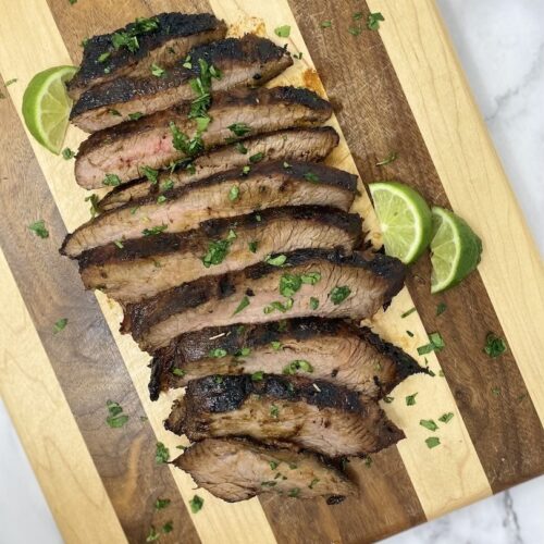 freezer friendly balsamic flank steak recipe