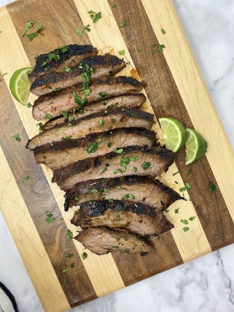 freezer friendly balsamic flank steak recipe