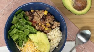 freezer friendly burrito bowls