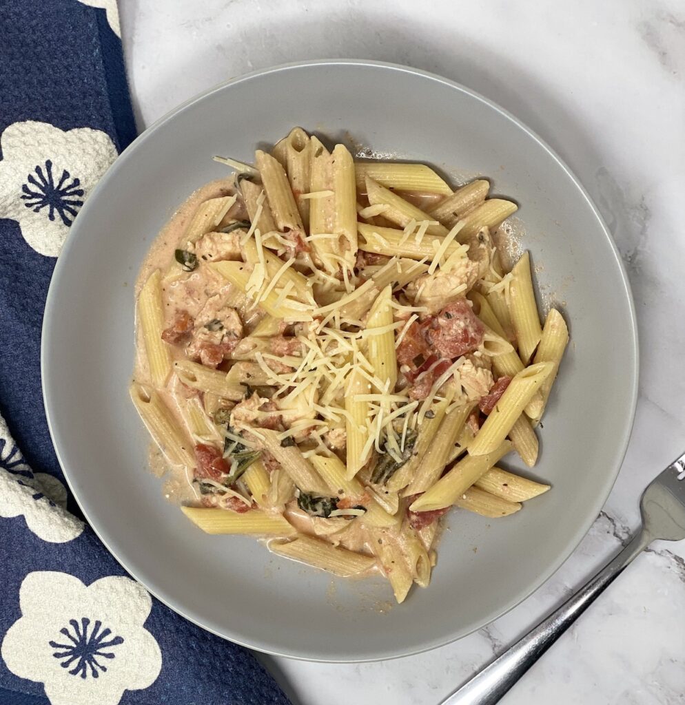 freezer friendly creamy chicken penne recipe