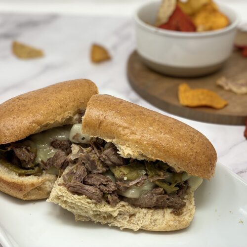 freezer friendly Philly cheesesteaks recipe