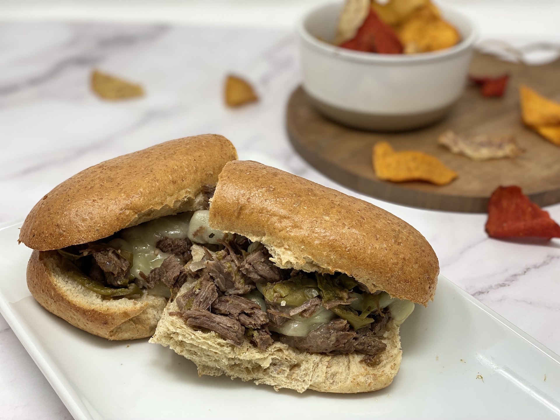 freezer friendly Philly cheesesteaks recipe