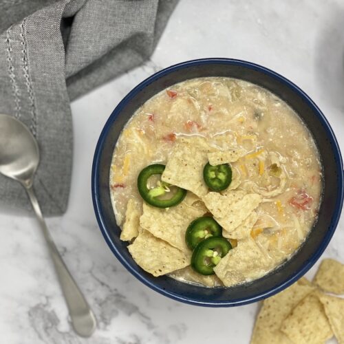 freezer friendly white bean chili recipe
