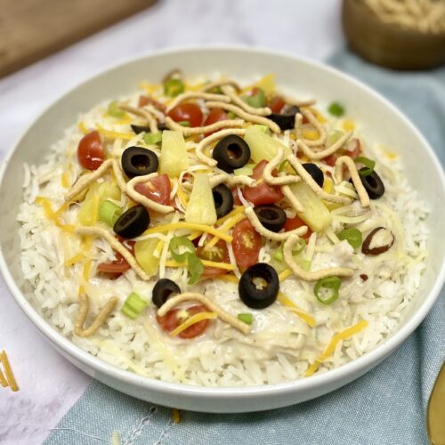 Freezer Friendly Hawaiian Haystacks