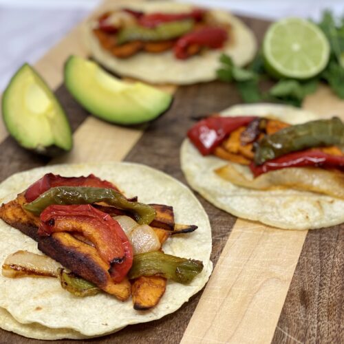 freezer friendly sweet potato fajitas recipe