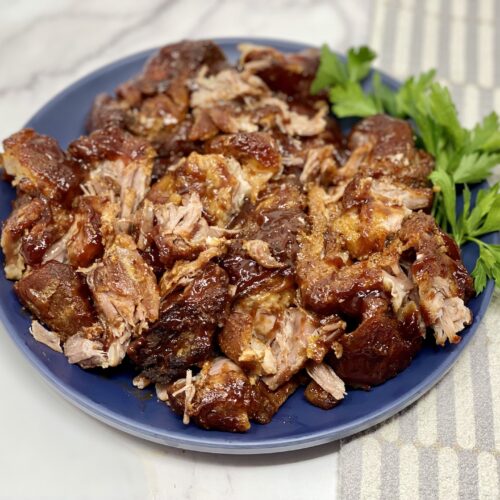 freezer friendly slow cooker boneless BBQ pork ribs