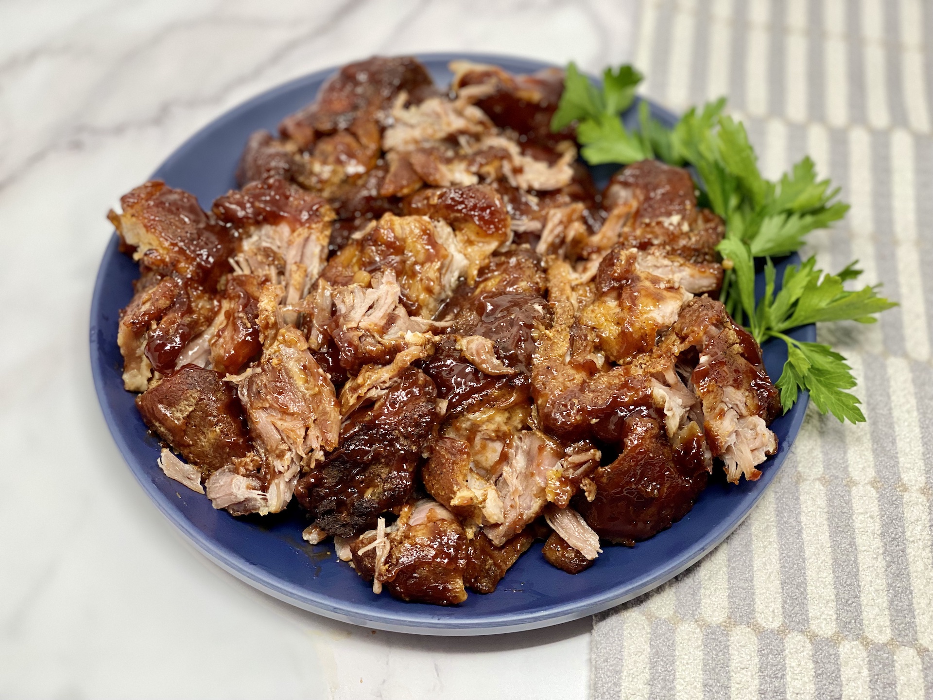 freezer friendly slow cooker boneless BBQ pork ribs