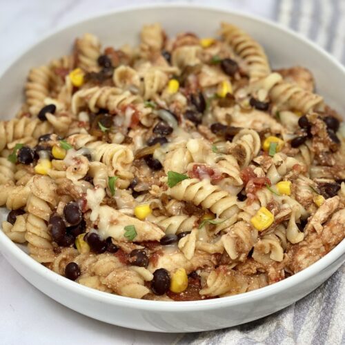 freezer friendly smoky chicken pasta