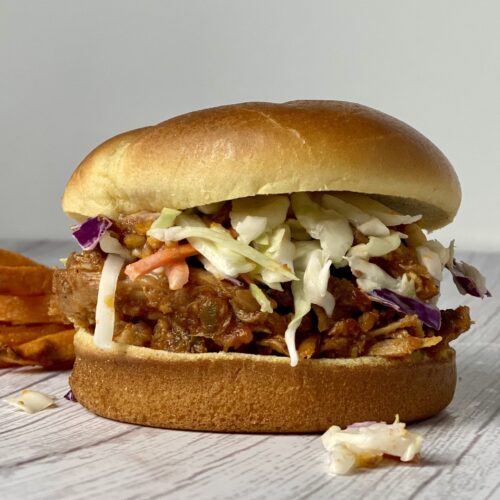 Pulled Pork Sandwiches - slow cooker, pressure cooker, freezer meal prep