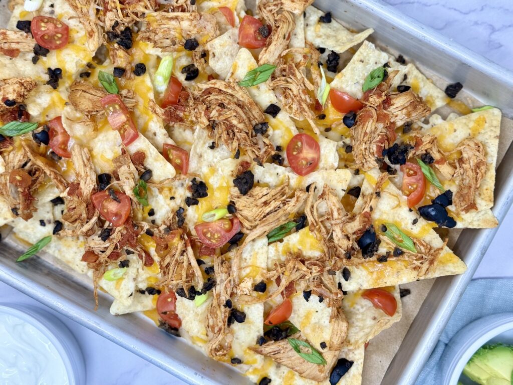 Nacho chicken - slow cooker, pressure cooker, freezer meal prep