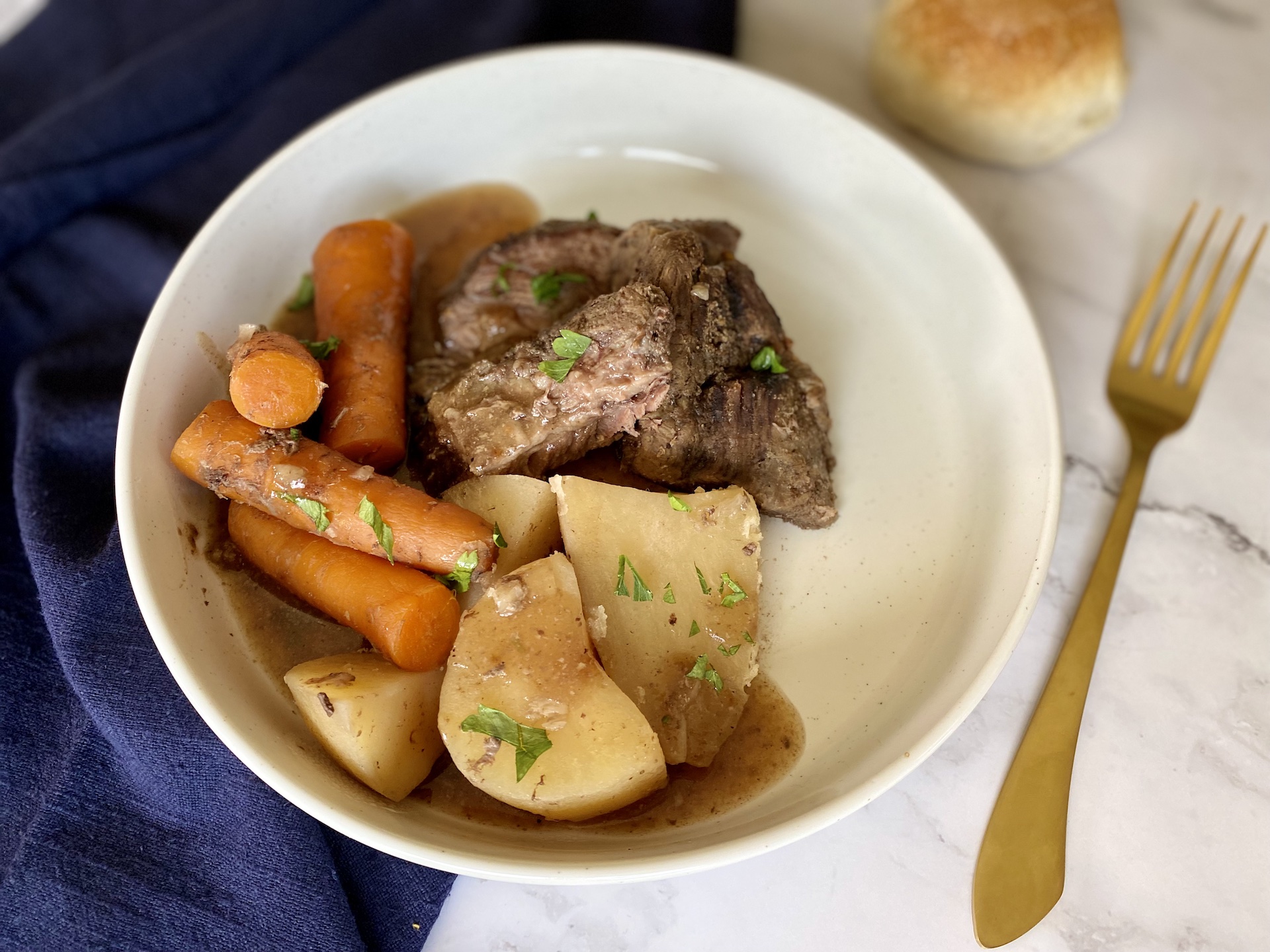 Traditional Pot Roast - Slow cooker, pressure cooker, freezer meal prep