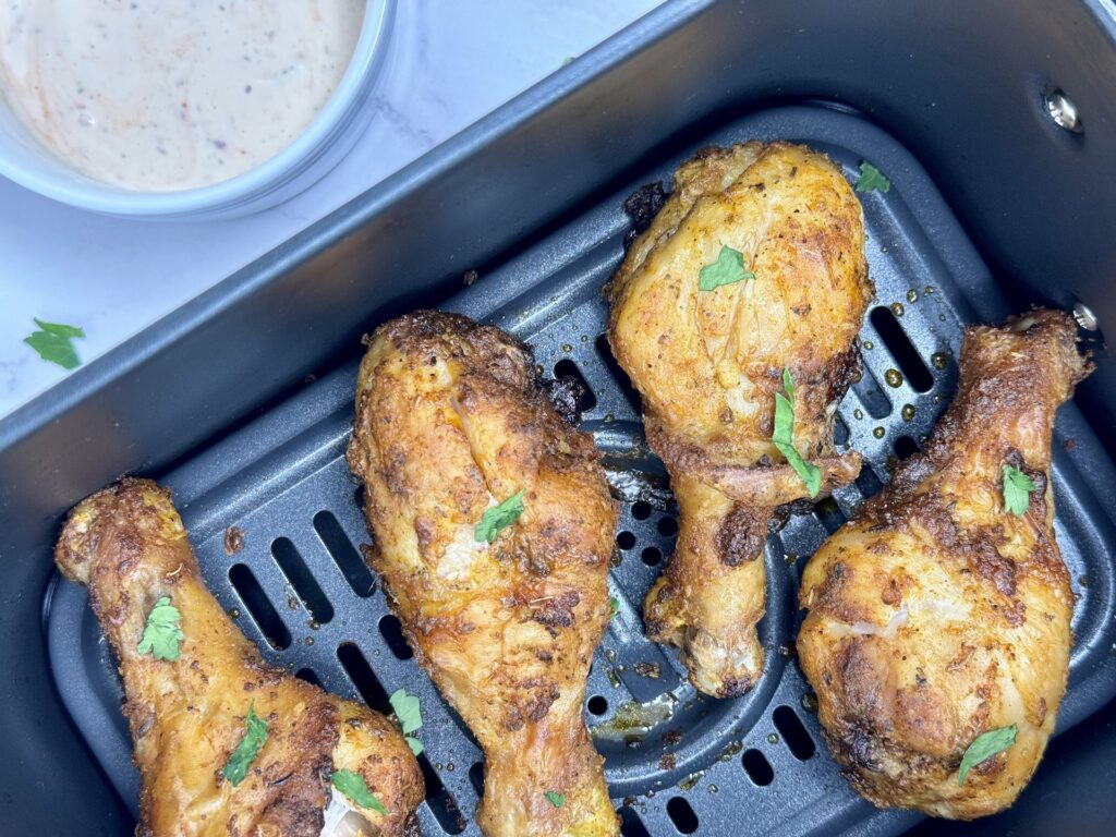Air Fryer Drumsticks - freezer meal prep
