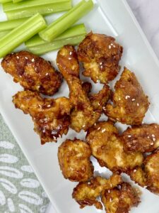 BBQ Chicken Bites - air fryer, oven, freezer meal prep