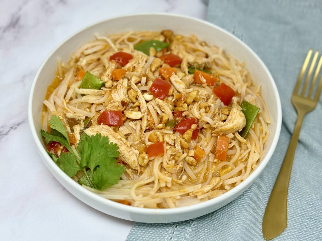 Thai Red Curry Chicken - Slow Cooker, Pressure Cooker, freezer meal prep