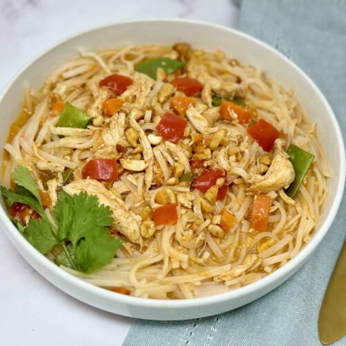 Thai Red Curry Chicken - Slow Cooker, Pressure Cooker, freezer meal prep