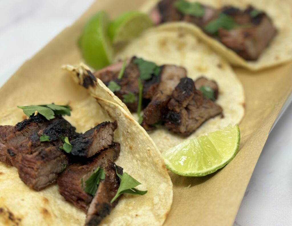 Carne Asada Street Tacos - grill, oven, freezer meal prep