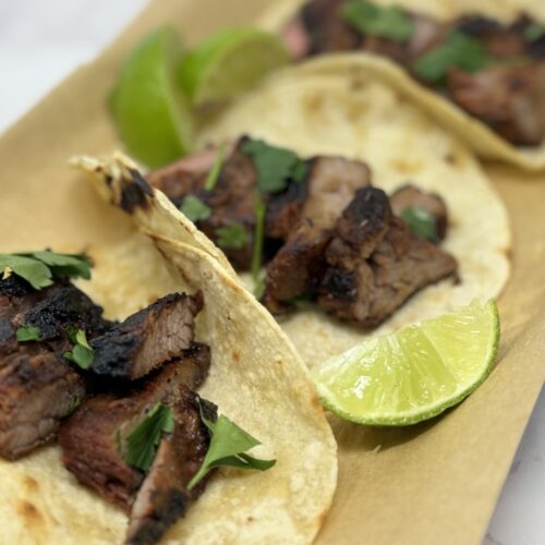 Carne Asada Street Tacos - grill, oven, freezer meal prep