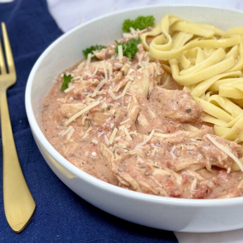 Freezer Meal Recipe: Creamy Basil Chicken