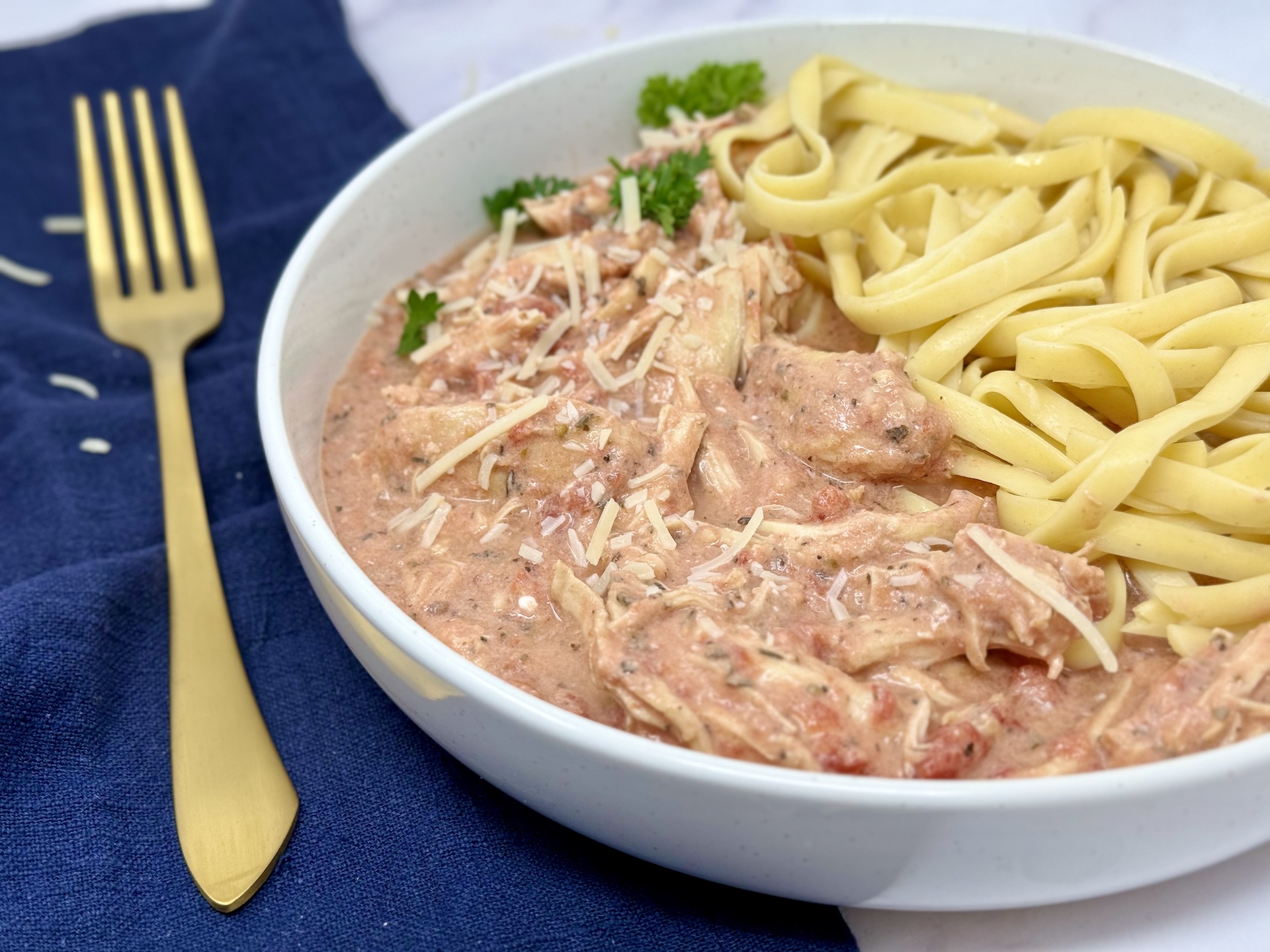 Freezer Meal Recipe: Creamy Basil Chicken