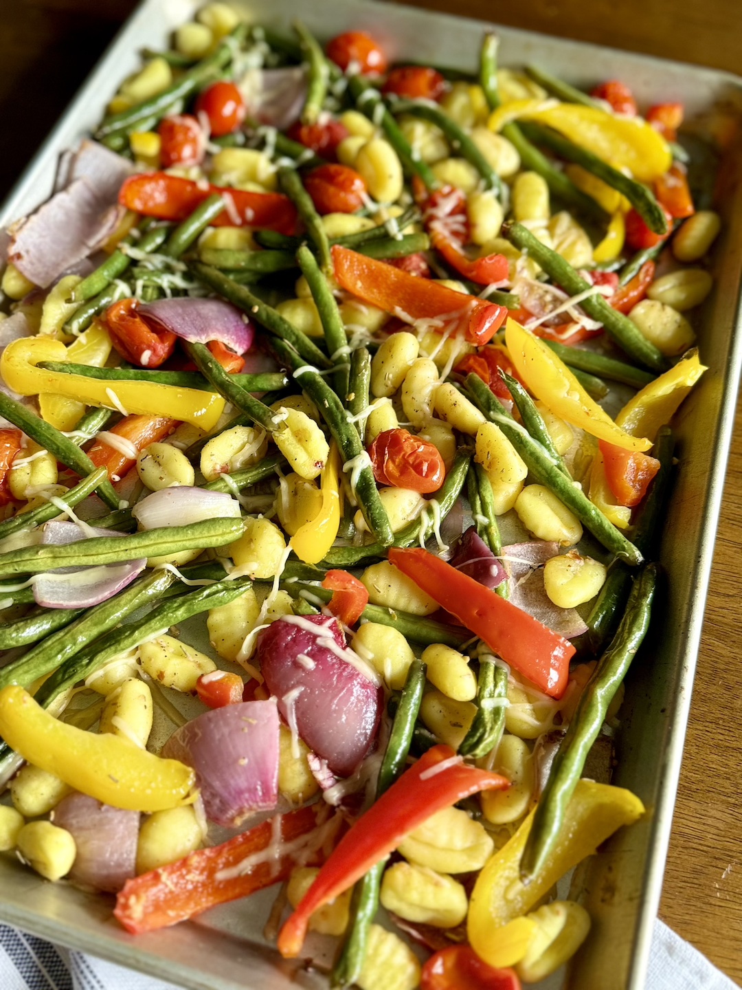 Sheet Pan Gnocchi and Veggies - freezer meal recipe