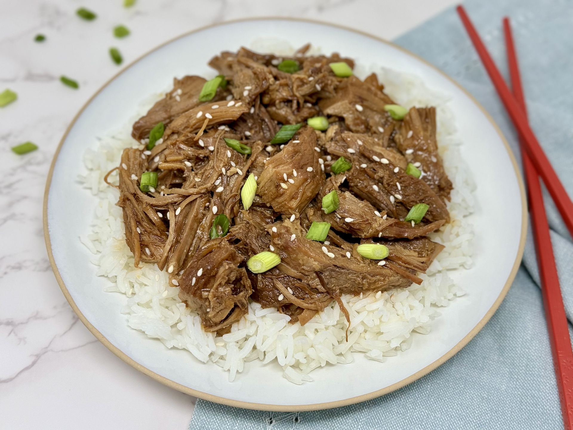 Freezer Friendly Asian Pulled Pork