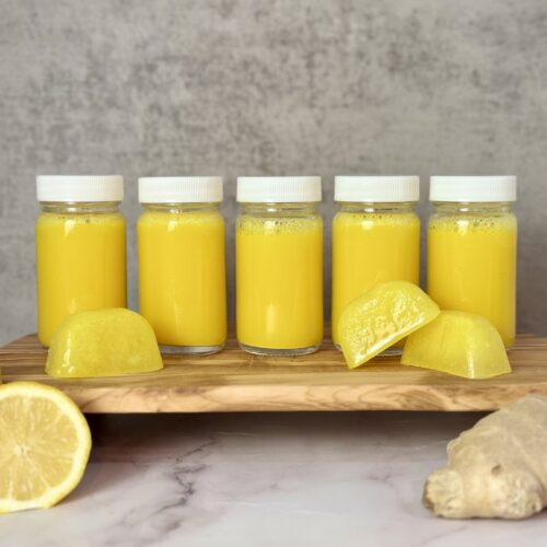 Freezer Friendly Ginger Shots