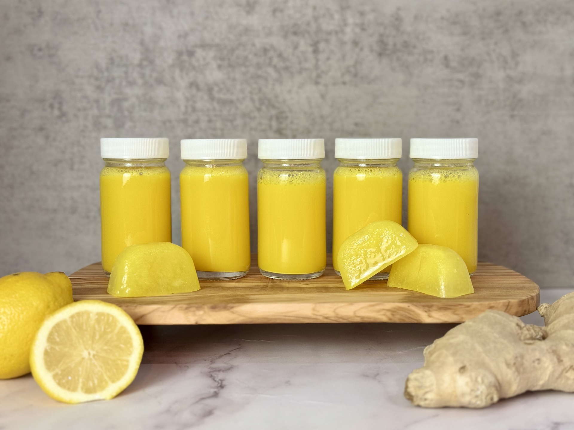 Freezer Friendly Ginger Shots