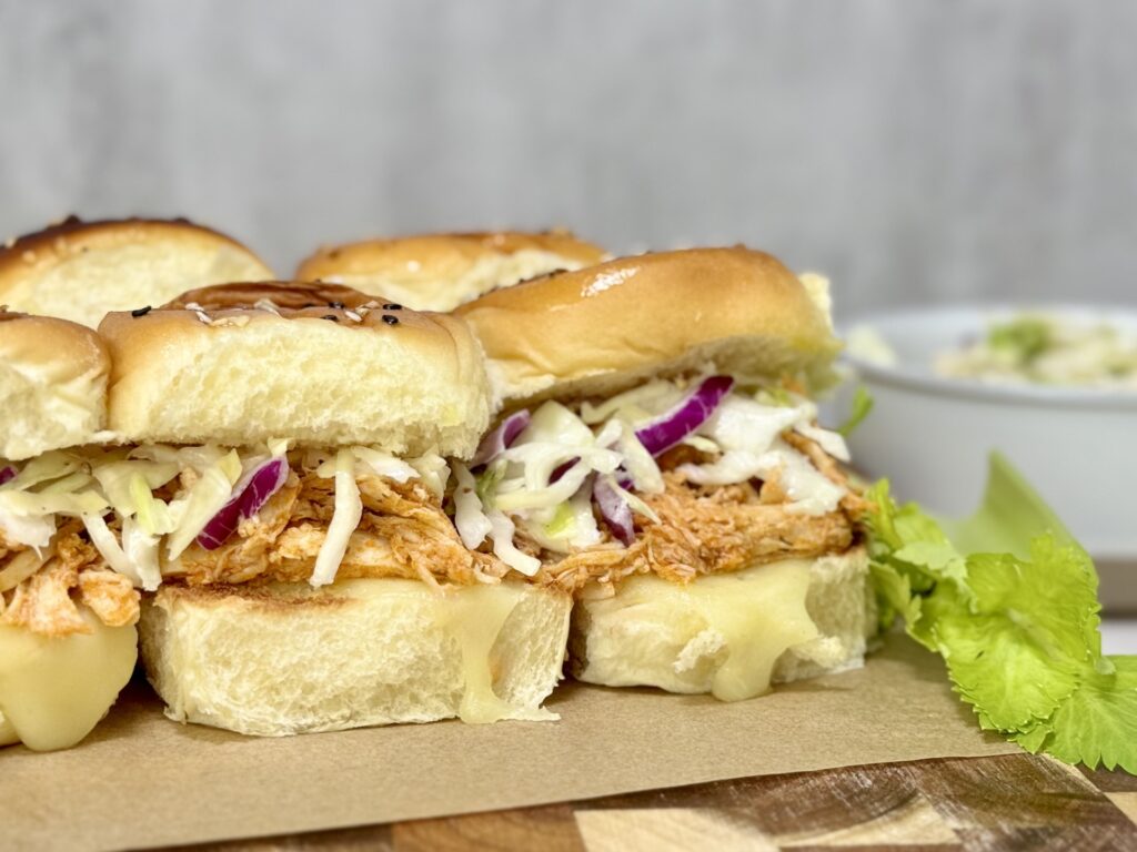 buffalo chicken sliders