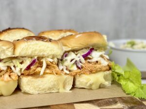 buffalo chicken sliders