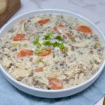 Freezer Friendly Creamy Chicken and Wild Rice Soup