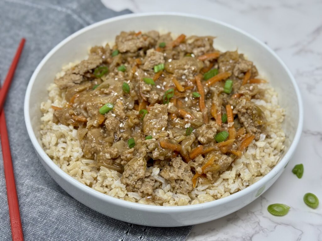 Freezer Friendly Eggroll in a Bowl